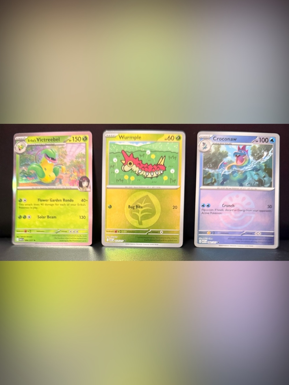 Pokemon TCG ME:Ascended Heroes lot of 6 Holo & Reverse Holo